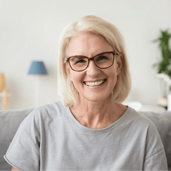 Image of a woman smiling